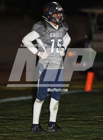 Thumbnail 2 in Hesperia Christian @ Lancaster Baptist (CIF Div 2  8 Man Football Semifinal) photogallery.