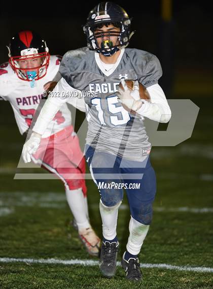 Thumbnail 2 in Hesperia Christian @ Lancaster Baptist (CIF Div 2  8 Man Football Semifinal) photogallery.