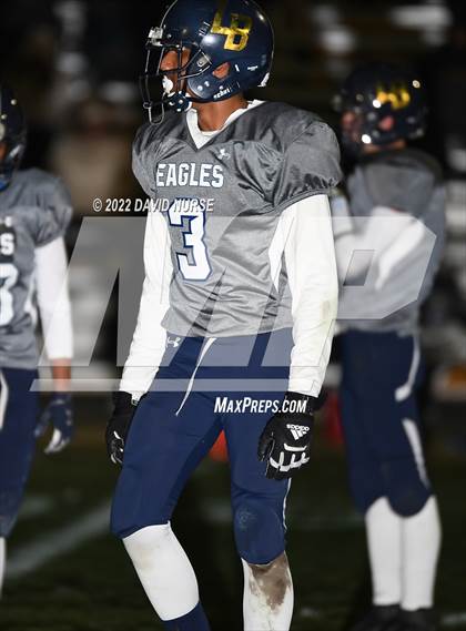 Thumbnail 2 in Hesperia Christian @ Lancaster Baptist (CIF Div 2  8 Man Football Semifinal) photogallery.