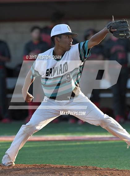 Thumbnail 3 in Mater Dei vs Santiago (Boras Classic South) photogallery.
