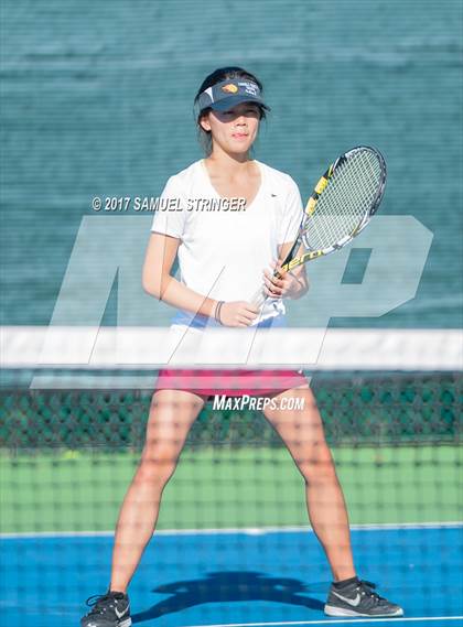 Thumbnail 3 in Lowell vs. Monte Vista (CIF NorCal Regional Girls Tennis Championships) photogallery.