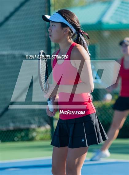 Thumbnail 1 in Lowell vs. Monte Vista (CIF NorCal Regional Girls Tennis Championships) photogallery.