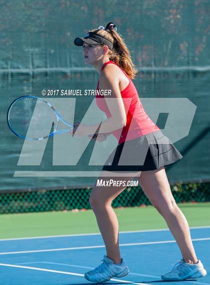 Thumbnail 3 in Lowell vs. Monte Vista (CIF NorCal Regional Girls Tennis Championships) photogallery.