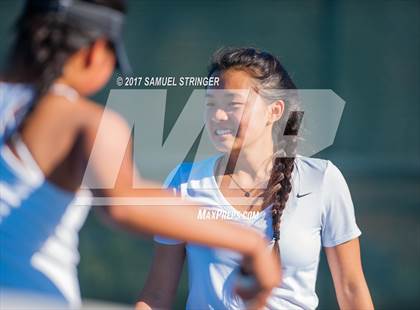 Thumbnail 3 in Lowell vs. Monte Vista (CIF NorCal Regional Girls Tennis Championships) photogallery.