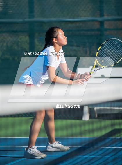 Thumbnail 3 in Lowell vs. Monte Vista (CIF NorCal Regional Girls Tennis Championships) photogallery.