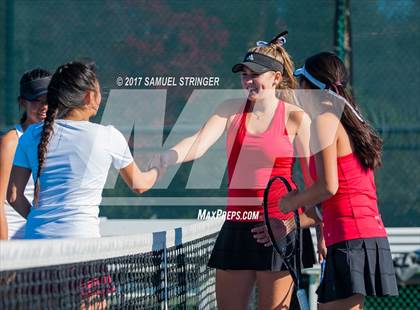 Thumbnail 1 in Lowell vs. Monte Vista (CIF NorCal Regional Girls Tennis Championships) photogallery.