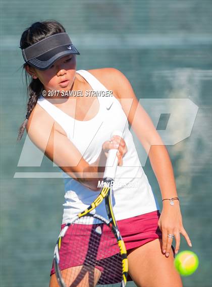 Thumbnail 2 in Lowell vs. Monte Vista (CIF NorCal Regional Girls Tennis Championships) photogallery.