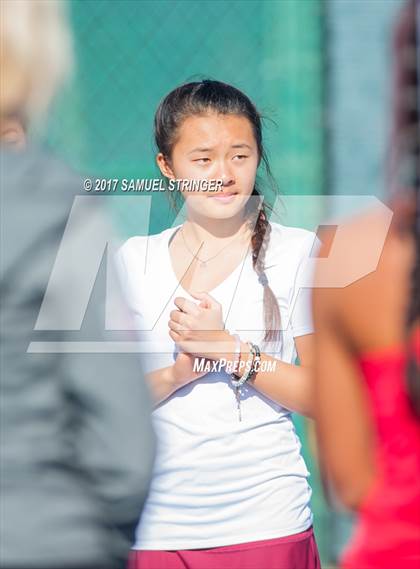 Thumbnail 2 in Lowell vs. Monte Vista (CIF NorCal Regional Girls Tennis Championships) photogallery.