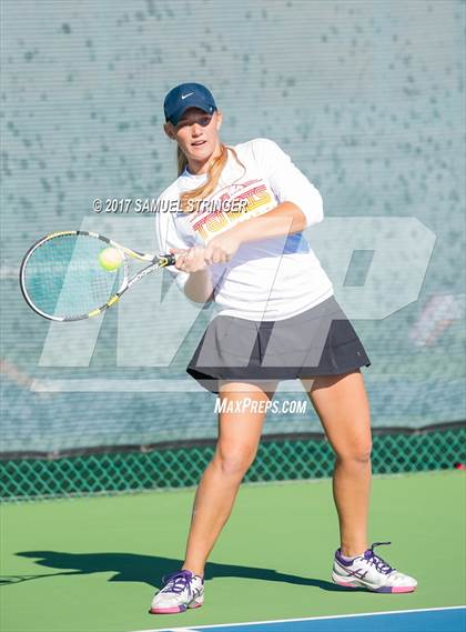 Thumbnail 3 in Lowell vs. Monte Vista (CIF NorCal Regional Girls Tennis Championships) photogallery.