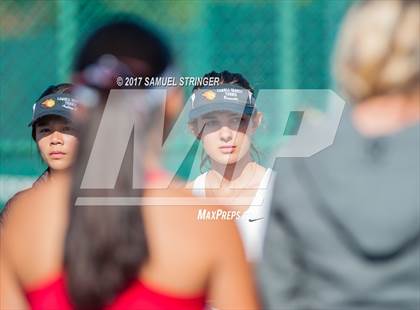 Thumbnail 3 in Lowell vs. Monte Vista (CIF NorCal Regional Girls Tennis Championships) photogallery.