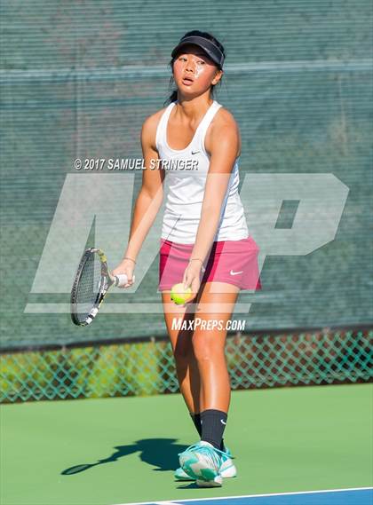 Thumbnail 3 in Lowell vs. Monte Vista (CIF NorCal Regional Girls Tennis Championships) photogallery.