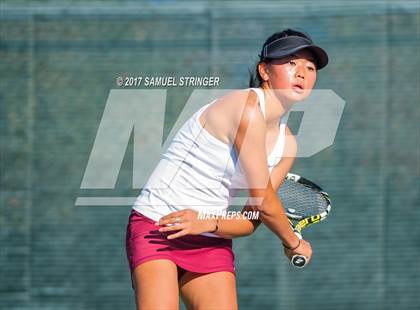 Thumbnail 2 in Lowell vs. Monte Vista (CIF NorCal Regional Girls Tennis Championships) photogallery.