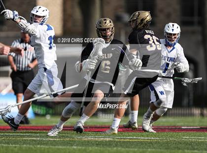 Thumbnail 2 in Islip vs. Westhill (NYSPHSAA Class C Final) photogallery.
