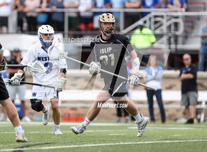 Thumbnail 2 in Islip vs. Westhill (NYSPHSAA Class C Final) photogallery.