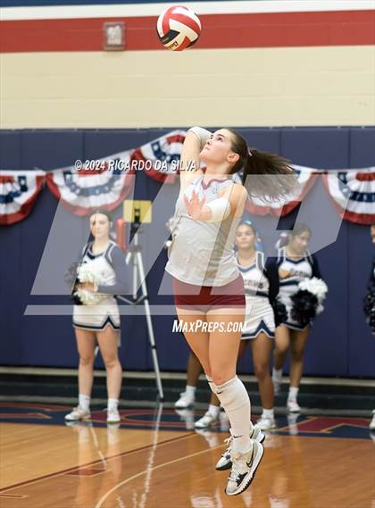 Thumbnail 1 in Tompkins vs George Ranch (UIL Volleyball 6A D2 Bi-District) photogallery.