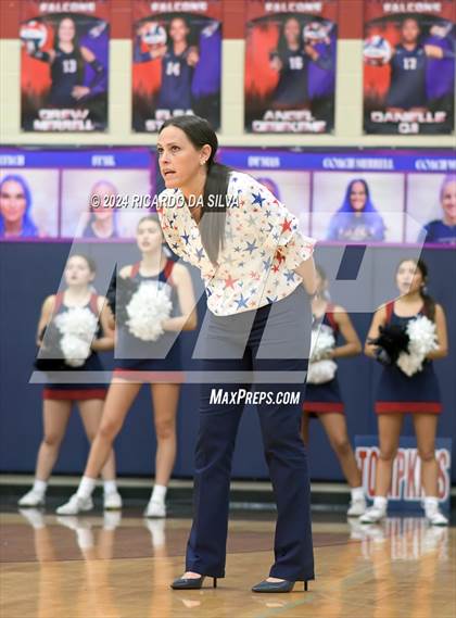 Thumbnail 1 in Tompkins vs George Ranch (UIL Volleyball 6A D2 Bi-District) photogallery.