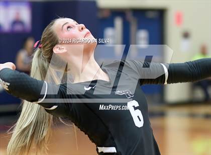 Thumbnail 3 in Tompkins vs George Ranch (UIL Volleyball 6A D2 Bi-District) photogallery.