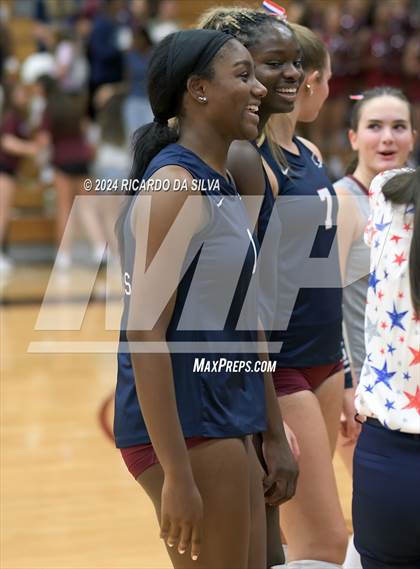 Thumbnail 1 in Tompkins vs George Ranch (UIL Volleyball 6A D2 Bi-District) photogallery.
