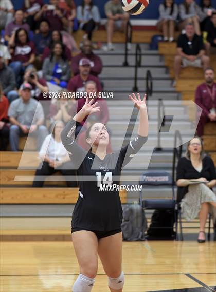 Thumbnail 3 in Tompkins vs George Ranch (UIL Volleyball 6A D2 Bi-District) photogallery.