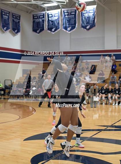 Thumbnail 3 in Tompkins vs George Ranch (UIL Volleyball 6A D2 Bi-District) photogallery.