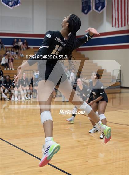 Thumbnail 2 in Tompkins vs George Ranch (UIL Volleyball 6A D2 Bi-District) photogallery.