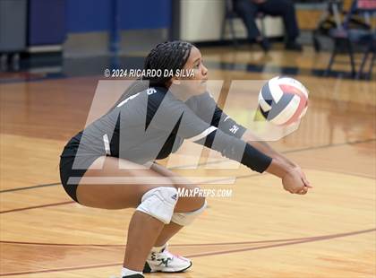 Thumbnail 1 in Tompkins vs George Ranch (UIL Volleyball 6A D2 Bi-District) photogallery.