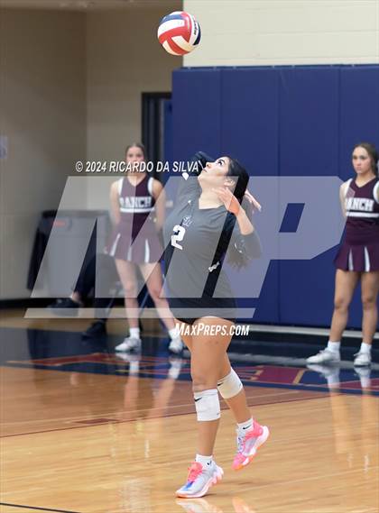Thumbnail 1 in Tompkins vs George Ranch (UIL Volleyball 6A D2 Bi-District) photogallery.