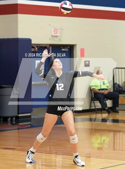 Thumbnail 2 in Tompkins vs George Ranch (UIL Volleyball 6A D2 Bi-District) photogallery.