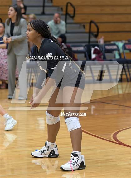 Thumbnail 2 in Tompkins vs George Ranch (UIL Volleyball 6A D2 Bi-District) photogallery.