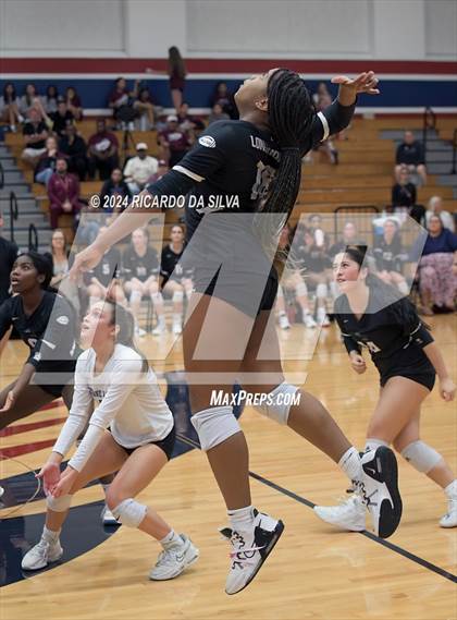 Thumbnail 2 in Tompkins vs George Ranch (UIL Volleyball 6A D2 Bi-District) photogallery.