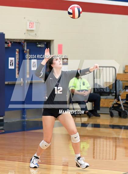 Thumbnail 1 in Tompkins vs George Ranch (UIL Volleyball 6A D2 Bi-District) photogallery.
