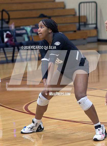Thumbnail 3 in Tompkins vs George Ranch (UIL Volleyball 6A D2 Bi-District) photogallery.