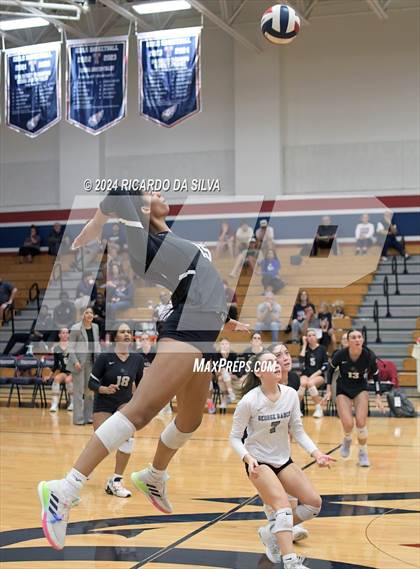 Thumbnail 2 in Tompkins vs George Ranch (UIL Volleyball 6A D2 Bi-District) photogallery.