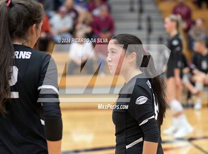 Thumbnail 2 in Tompkins vs George Ranch (UIL Volleyball 6A D2 Bi-District) photogallery.