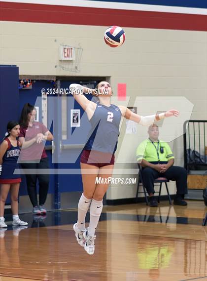 Thumbnail 2 in Tompkins vs George Ranch (UIL Volleyball 6A D2 Bi-District) photogallery.