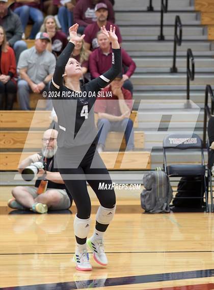 Thumbnail 2 in Tompkins vs George Ranch (UIL Volleyball 6A D2 Bi-District) photogallery.