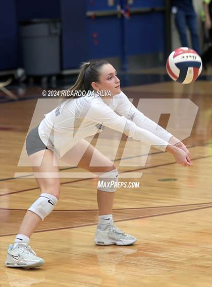 Thumbnail 1 in Tompkins vs George Ranch (UIL Volleyball 6A D2 Bi-District) photogallery.