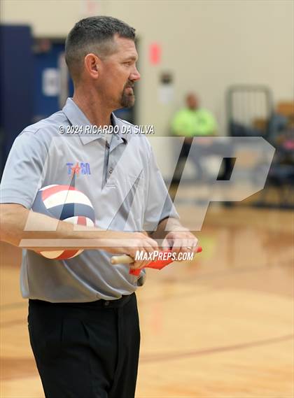 Thumbnail 1 in Tompkins vs George Ranch (UIL Volleyball 6A D2 Bi-District) photogallery.