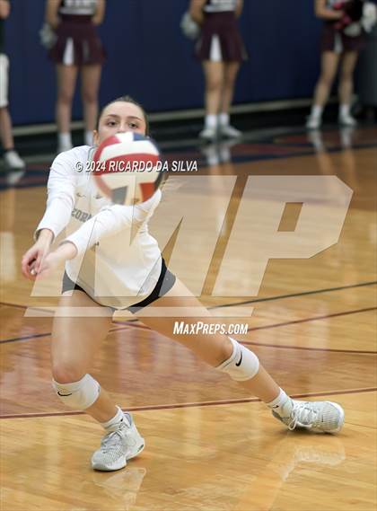 Thumbnail 3 in Tompkins vs George Ranch (UIL Volleyball 6A D2 Bi-District) photogallery.
