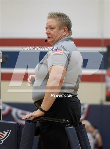Thumbnail 3 in Tompkins vs George Ranch (UIL Volleyball 6A D2 Bi-District) photogallery.
