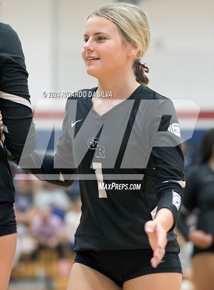 Thumbnail 3 in Tompkins vs George Ranch (UIL Volleyball 6A D2 Bi-District) photogallery.