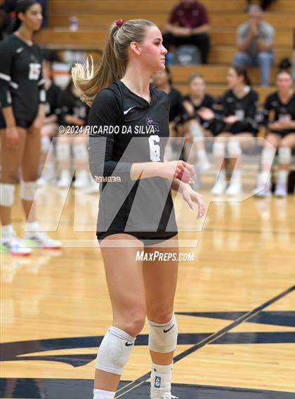 Thumbnail 2 in Tompkins vs George Ranch (UIL Volleyball 6A D2 Bi-District) photogallery.