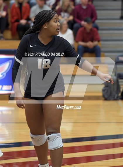 Thumbnail 1 in Tompkins vs George Ranch (UIL Volleyball 6A D2 Bi-District) photogallery.