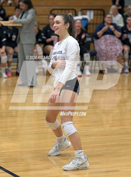 Thumbnail 1 in Tompkins vs George Ranch (UIL Volleyball 6A D2 Bi-District) photogallery.
