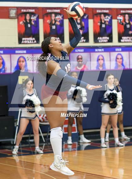 Thumbnail 3 in Tompkins vs George Ranch (UIL Volleyball 6A D2 Bi-District) photogallery.