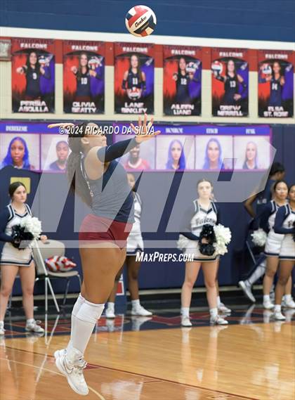 Thumbnail 2 in Tompkins vs George Ranch (UIL Volleyball 6A D2 Bi-District) photogallery.