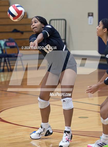 Thumbnail 1 in Tompkins vs George Ranch (UIL Volleyball 6A D2 Bi-District) photogallery.