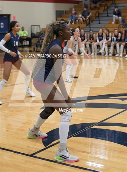 Thumbnail 3 in Tompkins vs George Ranch (UIL Volleyball 6A D2 Bi-District) photogallery.