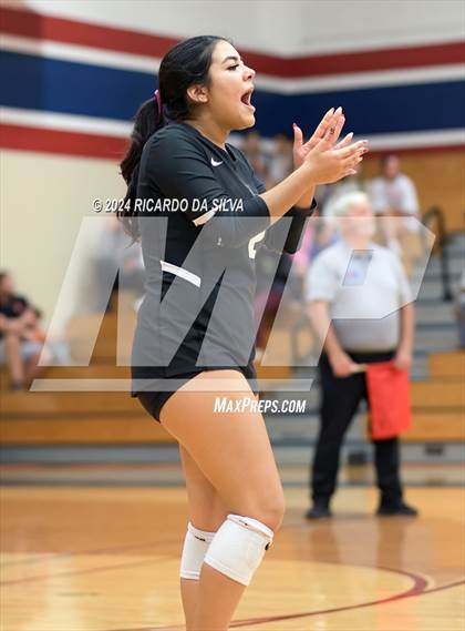 Thumbnail 1 in Tompkins vs George Ranch (UIL Volleyball 6A D2 Bi-District) photogallery.