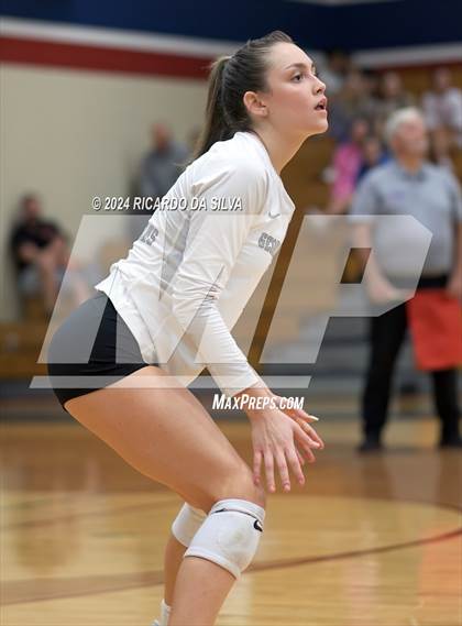 Thumbnail 1 in Tompkins vs George Ranch (UIL Volleyball 6A D2 Bi-District) photogallery.